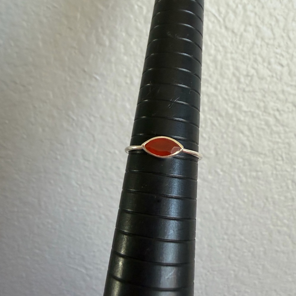 Carnelian Stackable Ring - image 2